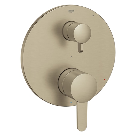 Grohe Cosmopolitan Pressure Balance Valve Trim With 2-Way Diverter With Cartridge, Brushed Nickel 29434EN0